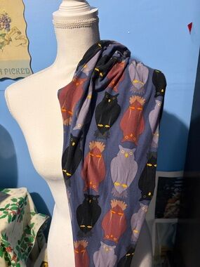 LuLaRoe Owl Print Leggings in Purple, Black, Rust, Yellow